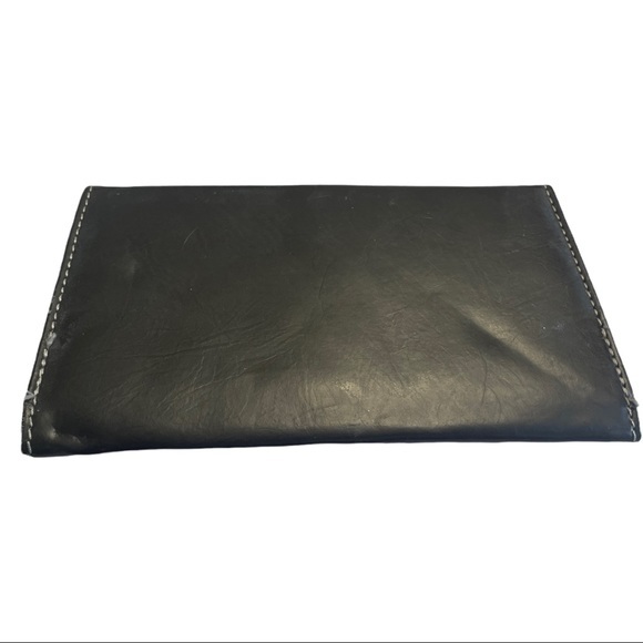 Dodge Ram Black Leather Portfolio for Glove Box - Picture 4 of 7